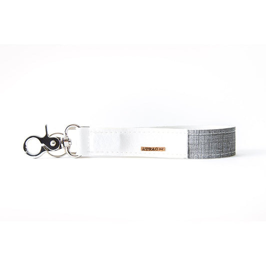 Mag Strap Wristlet - White+Gray
