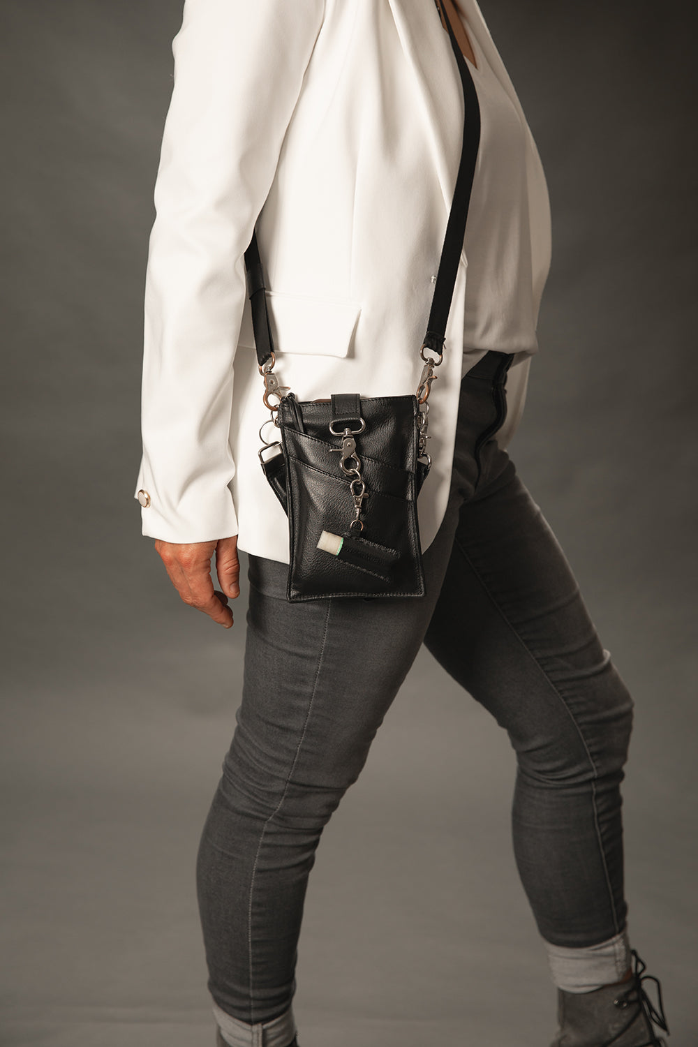 3-1 Crossbody strap with Phone Pouch & wallet
